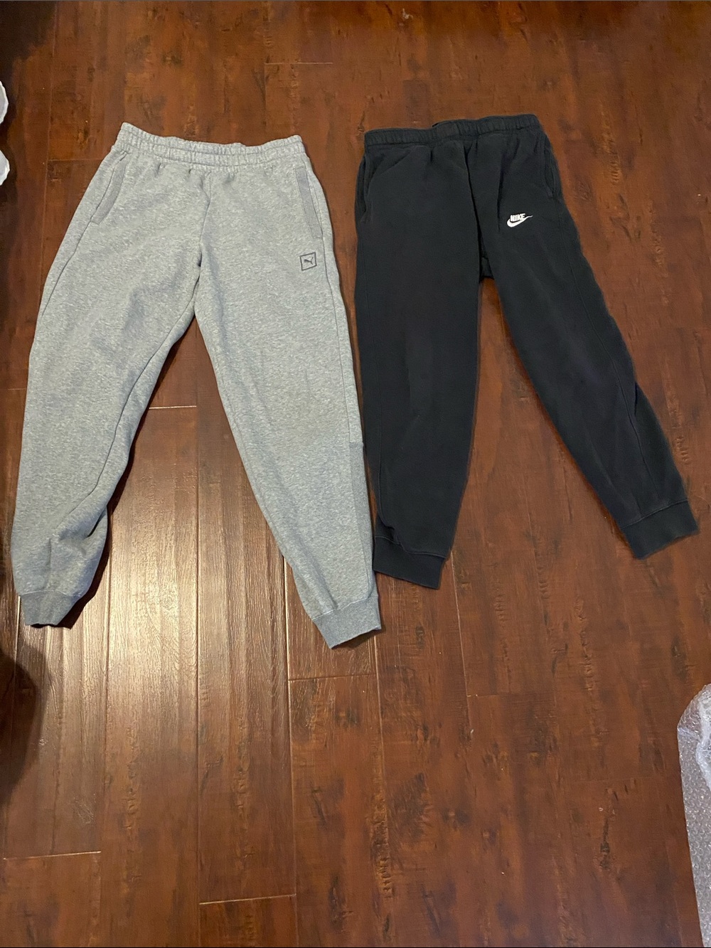 Nike Black mens Joggers with Gray Pair Included size m